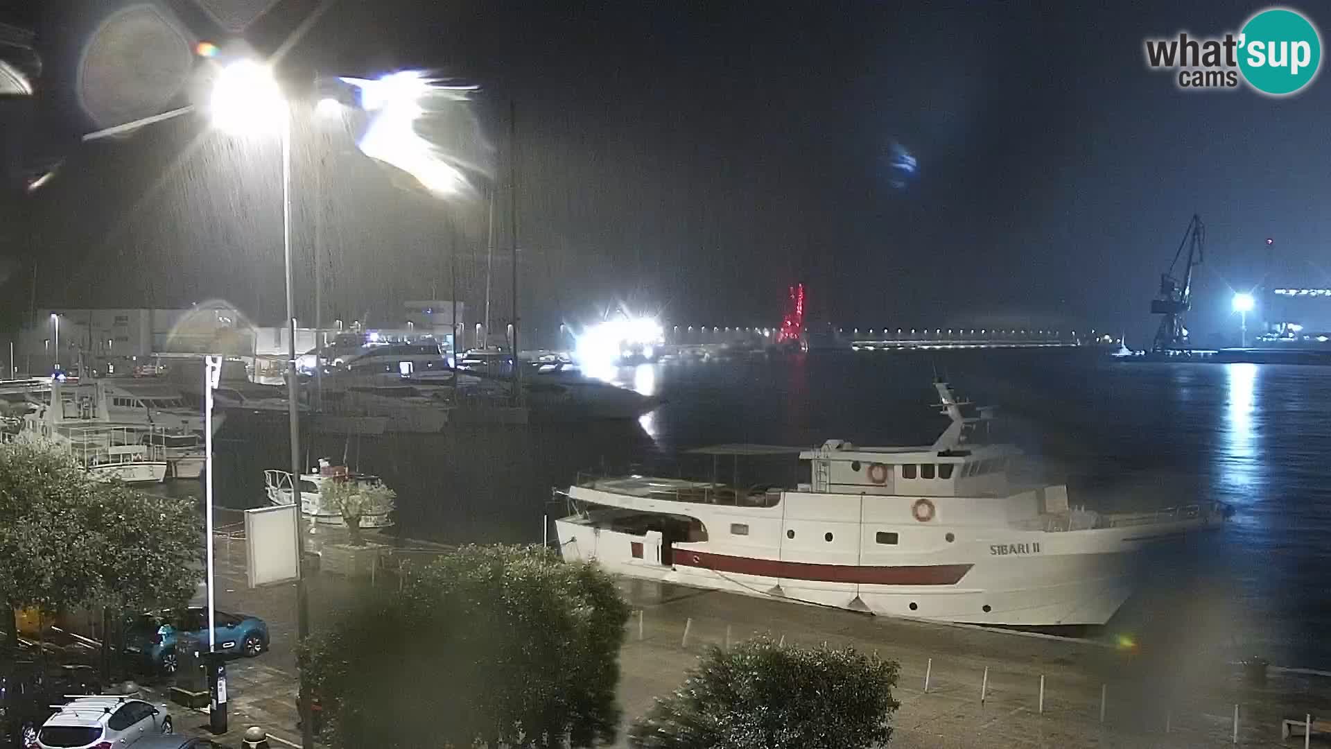 La Riva y Marina en Rijeka – Webcam en vivo Croacia