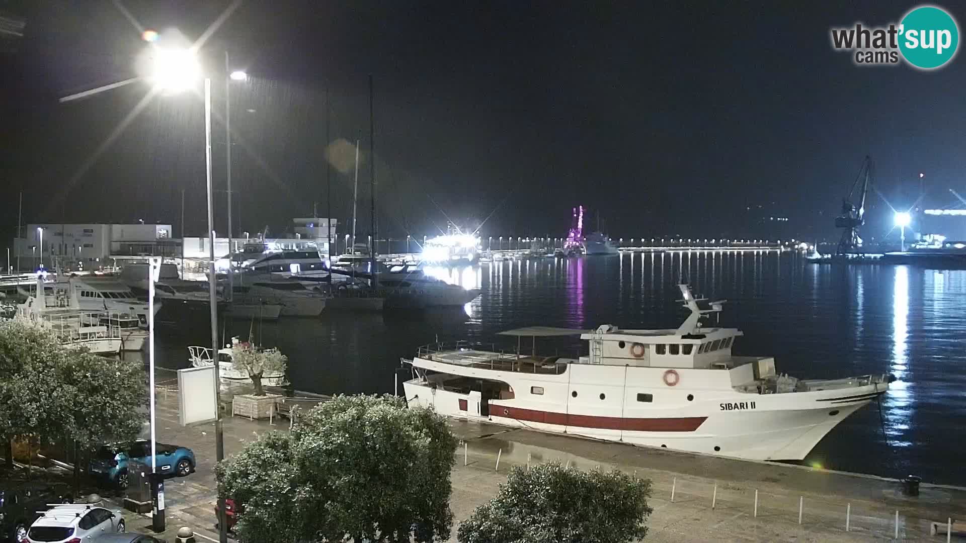 Die Riva und Marina in Rijeka – Live Webcam Kroatien