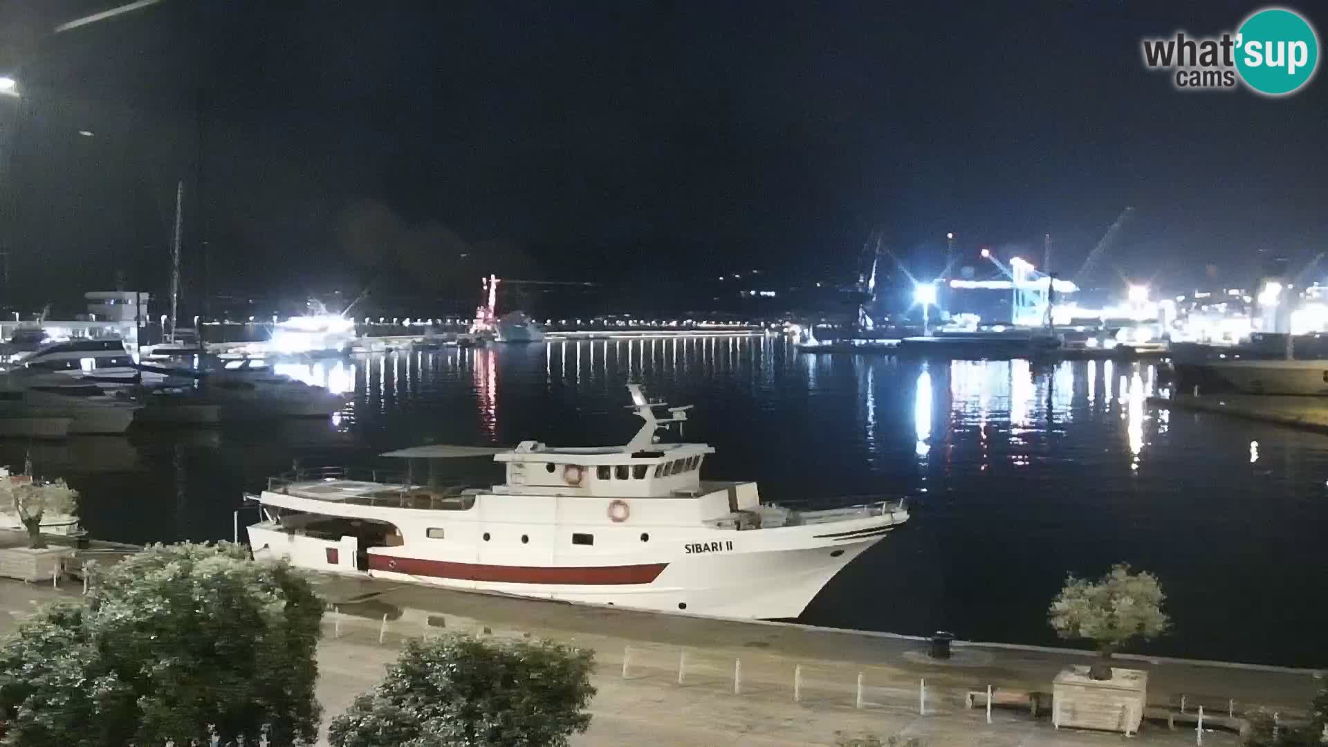 The Riva and Marina in Rijeka  – Live Webcam Croatia