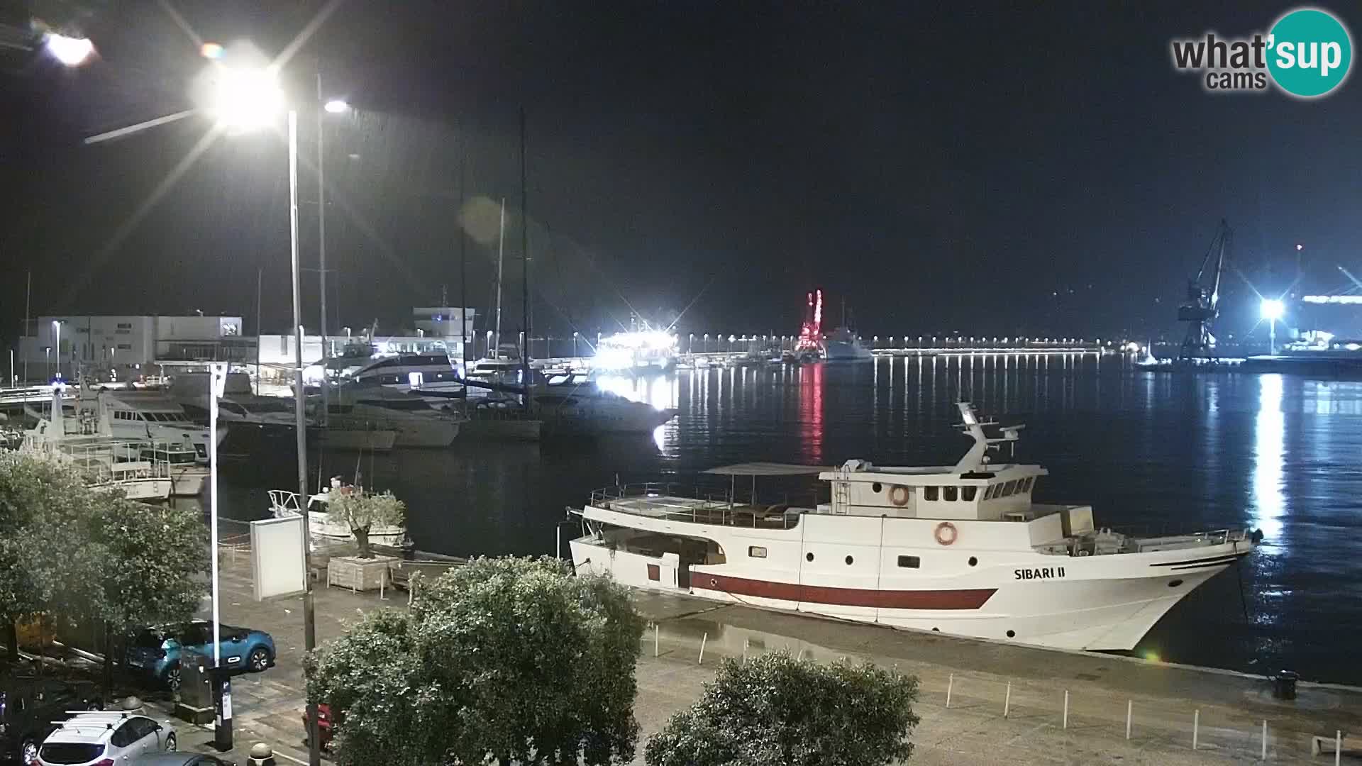The Riva and Marina in Rijeka  – Live Webcam Croatia