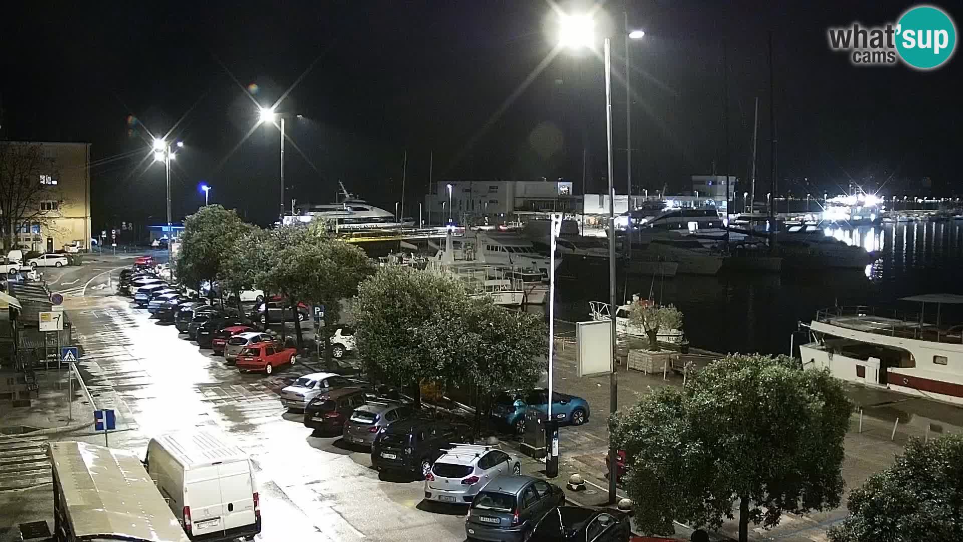 La Riva et Marina à Rijeka – Live Webcam Croatie