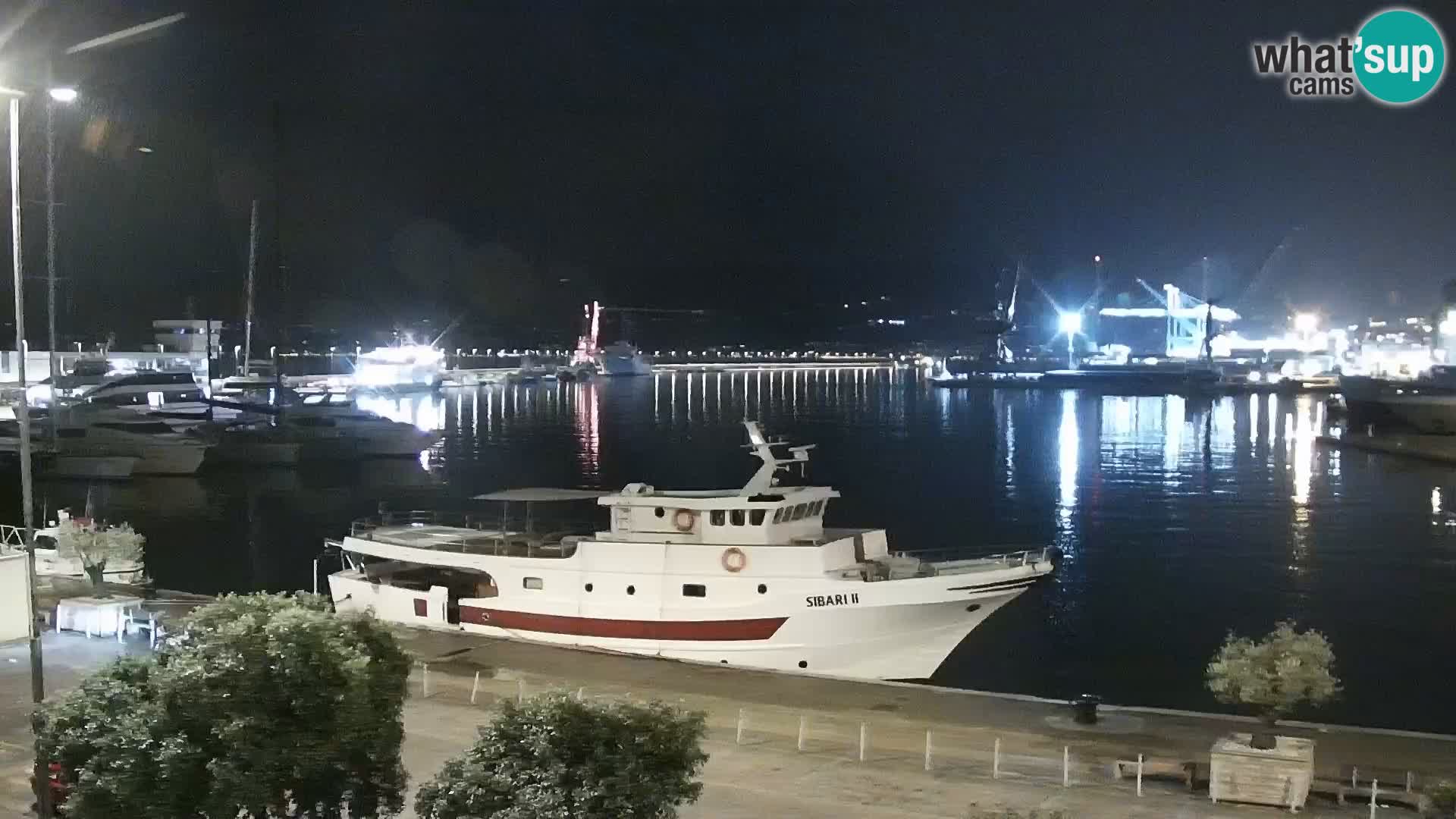 La Riva e la Marina a Rijeka (Fiume) – Live Webcam Croazia