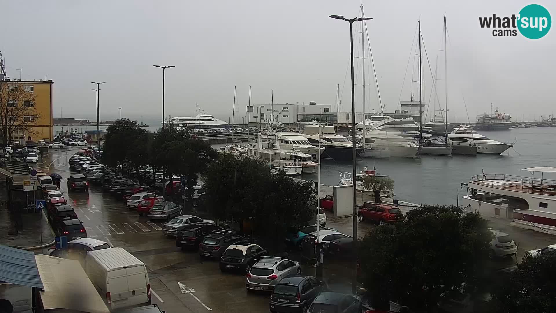 La Riva e la Marina a Rijeka (Fiume) – Live Webcam Croazia
