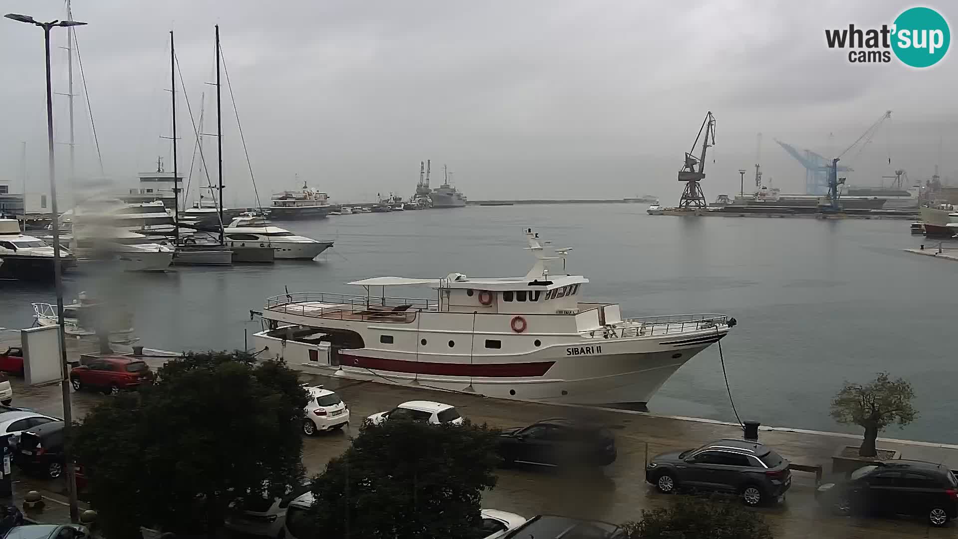 La Riva y Marina en Rijeka – Webcam en vivo Croacia