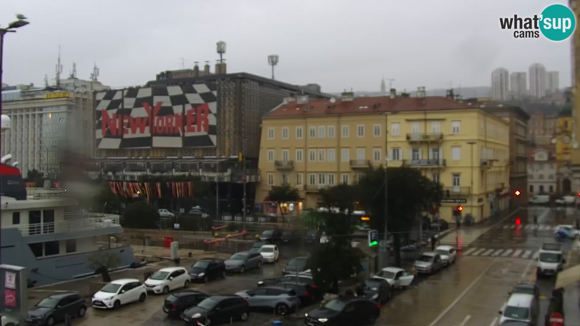 La Riva e la Marina a Rijeka (Fiume) – Live Webcam Croazia