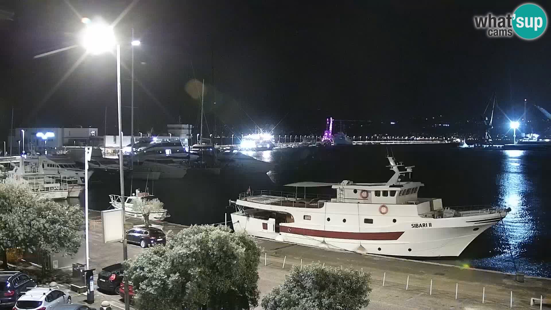 La Riva e la Marina a Rijeka (Fiume) – Live Webcam Croazia