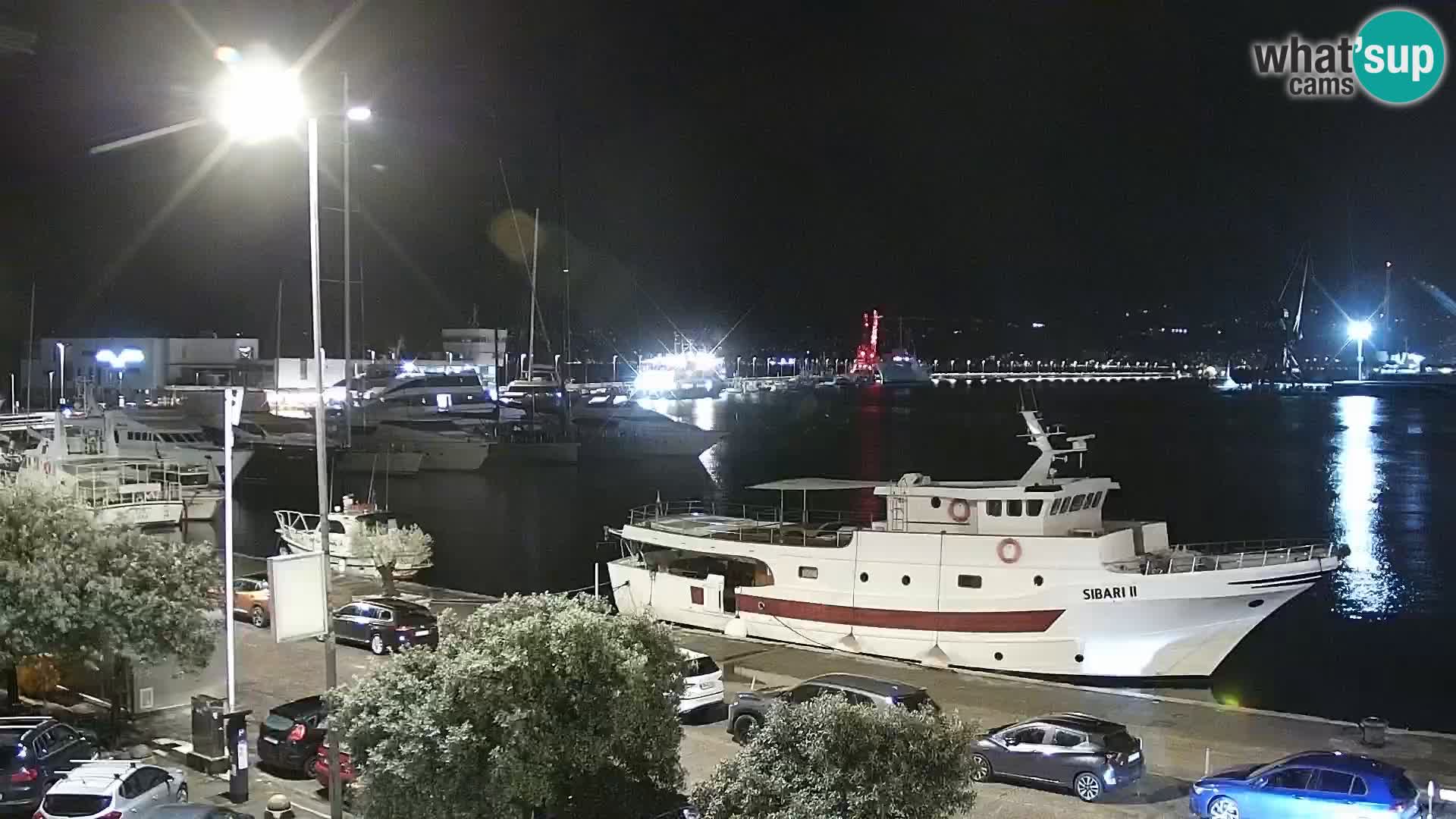 The Riva and Marina in Rijeka  – Live Webcam Croatia