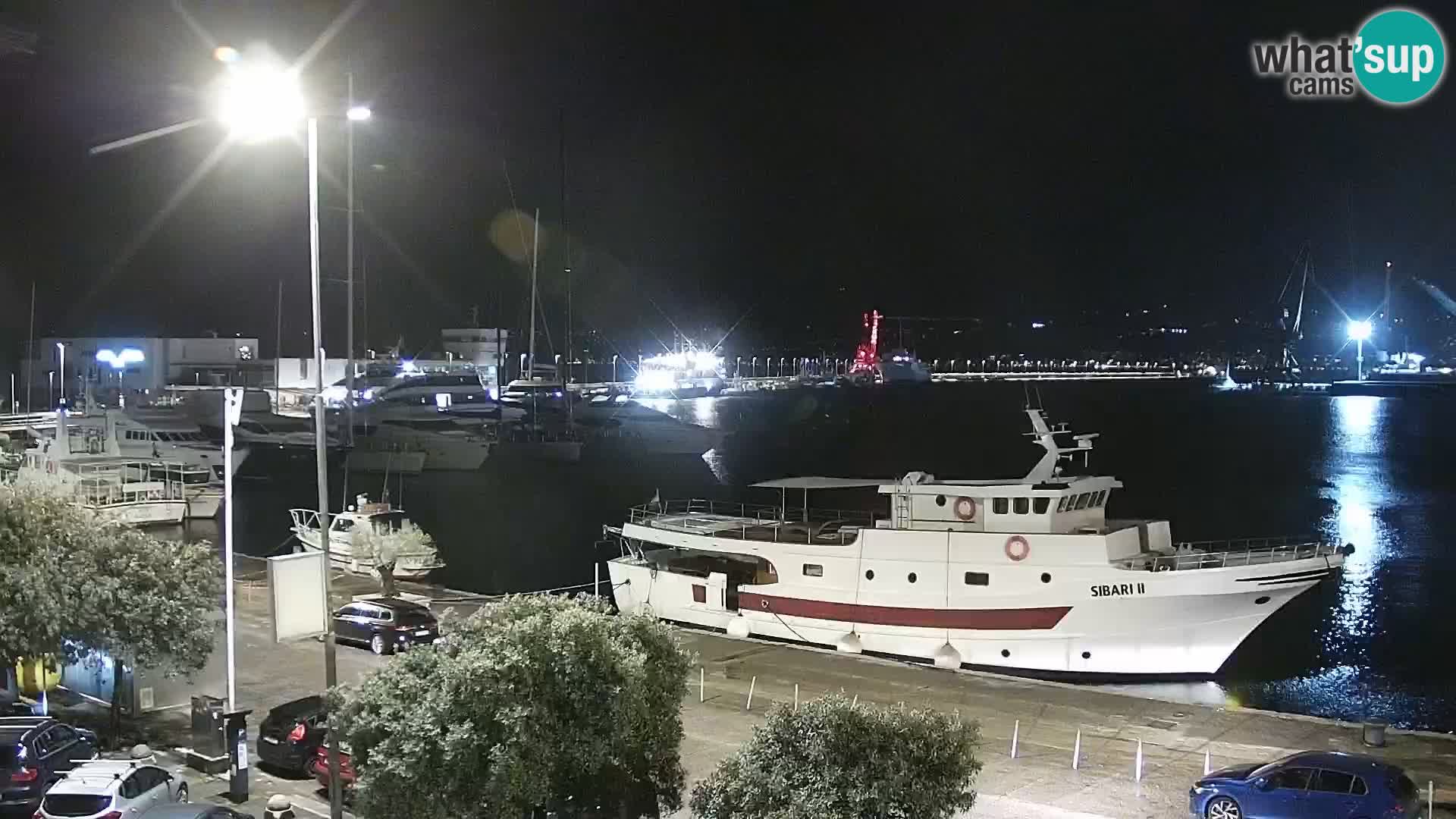 The Riva and Marina in Rijeka  – Live Webcam Croatia