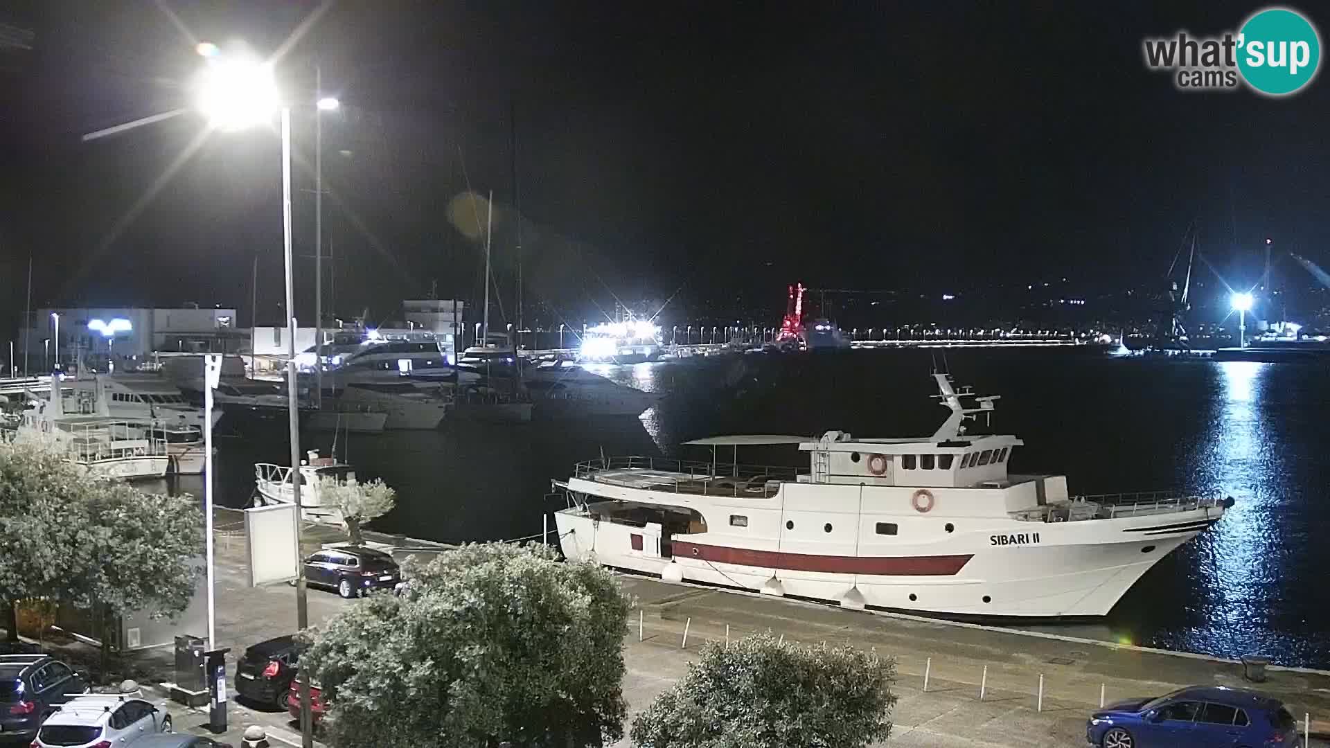 The Riva and Marina in Rijeka  – Live Webcam Croatia