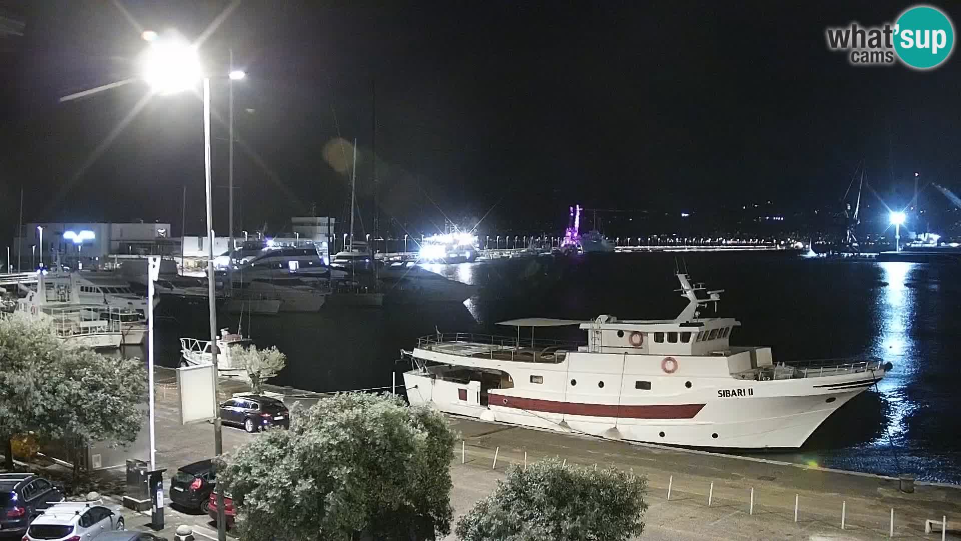 Die Riva und Marina in Rijeka – Live Webcam Kroatien