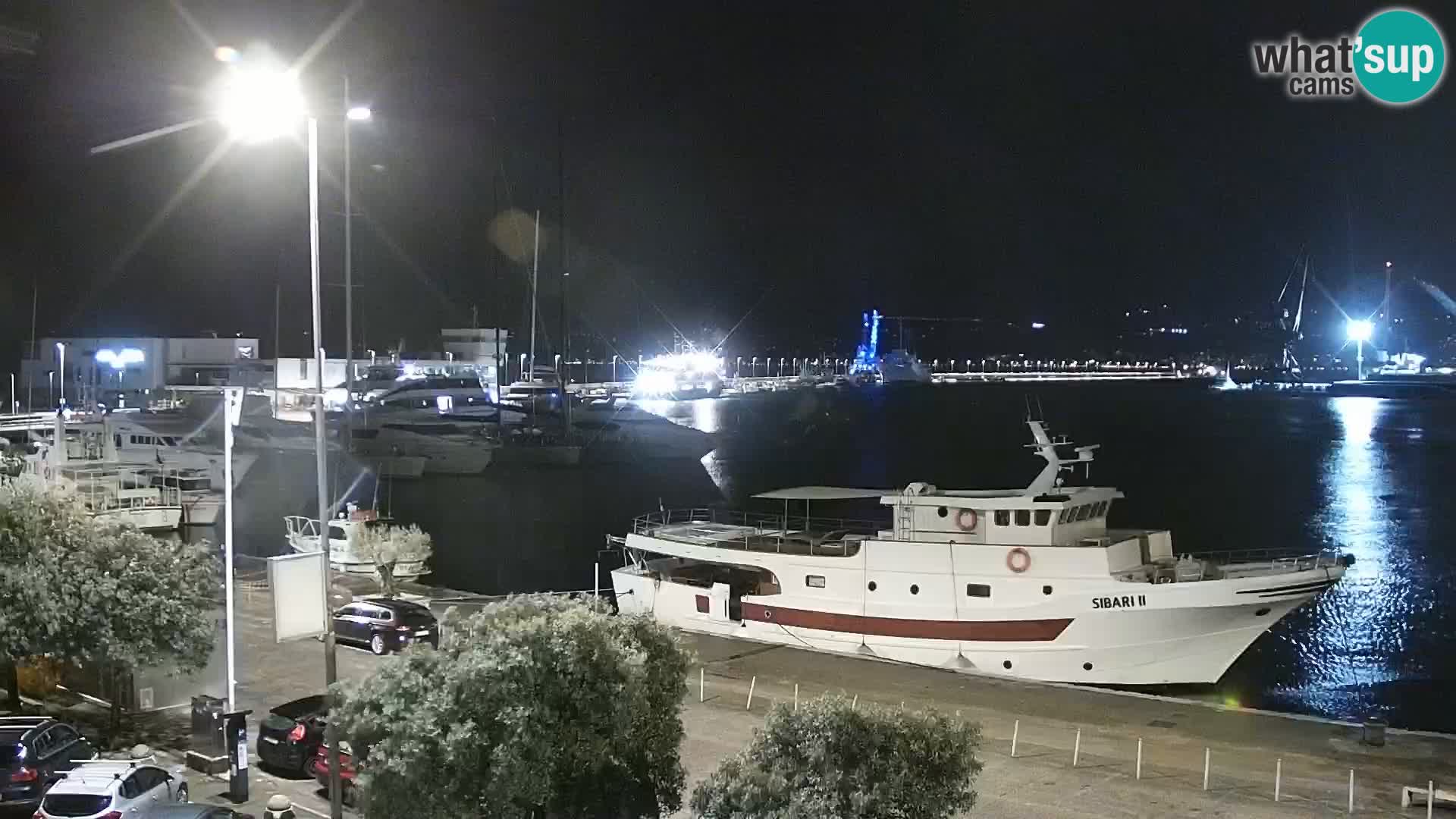 The Riva and Marina in Rijeka  – Live Webcam Croatia