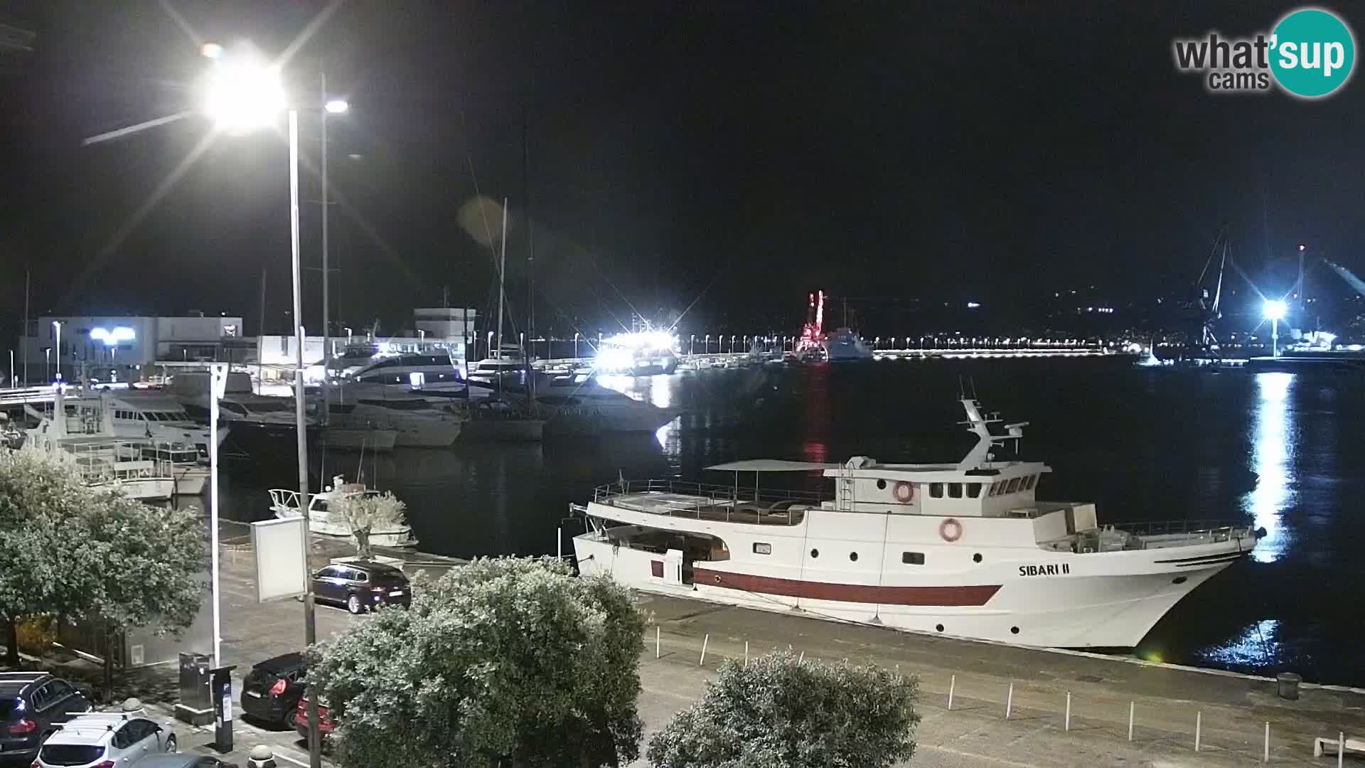 La Riva e la Marina a Rijeka (Fiume) – Live Webcam Croazia