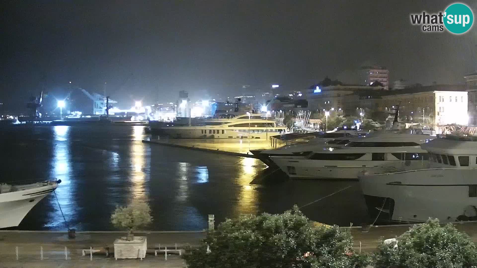 La Riva e la Marina a Rijeka (Fiume) – Live Webcam Croazia