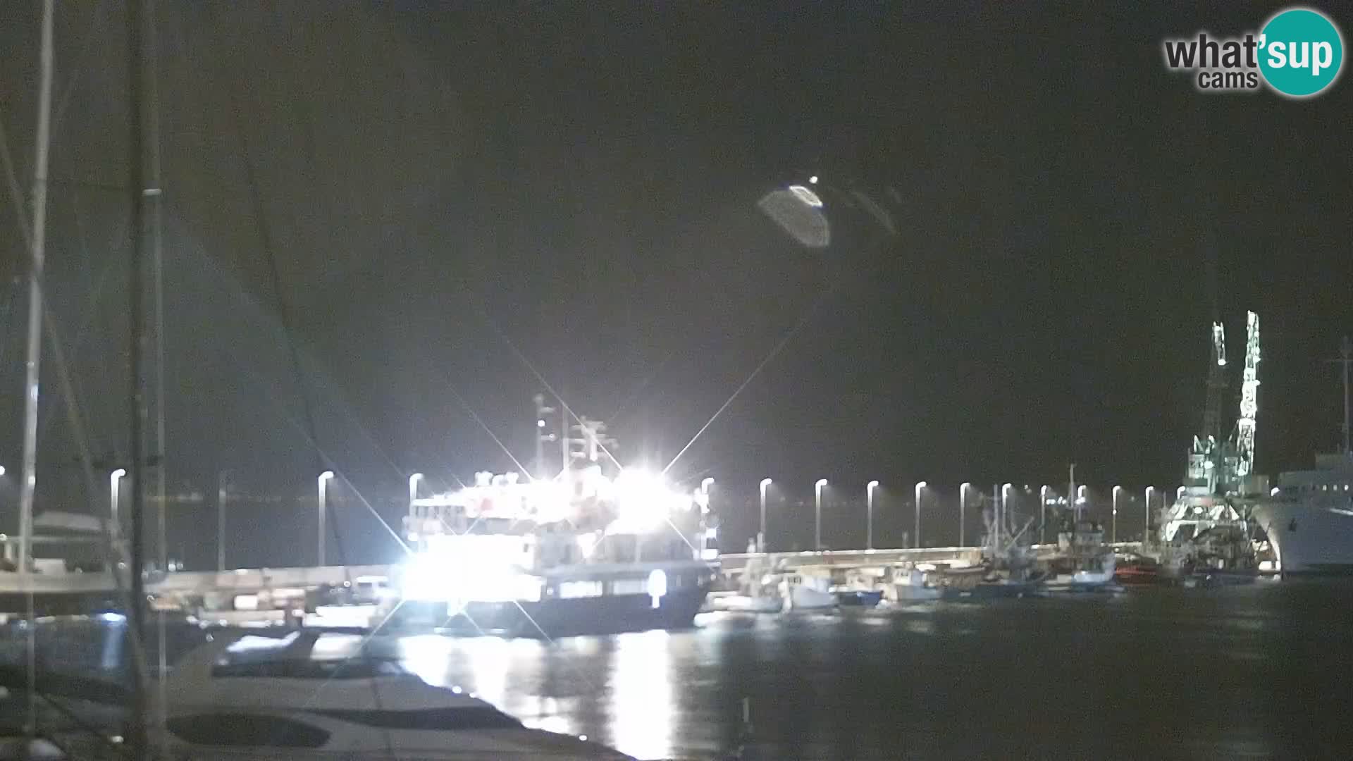 La Riva e la Marina a Rijeka (Fiume) – Live Webcam Croazia