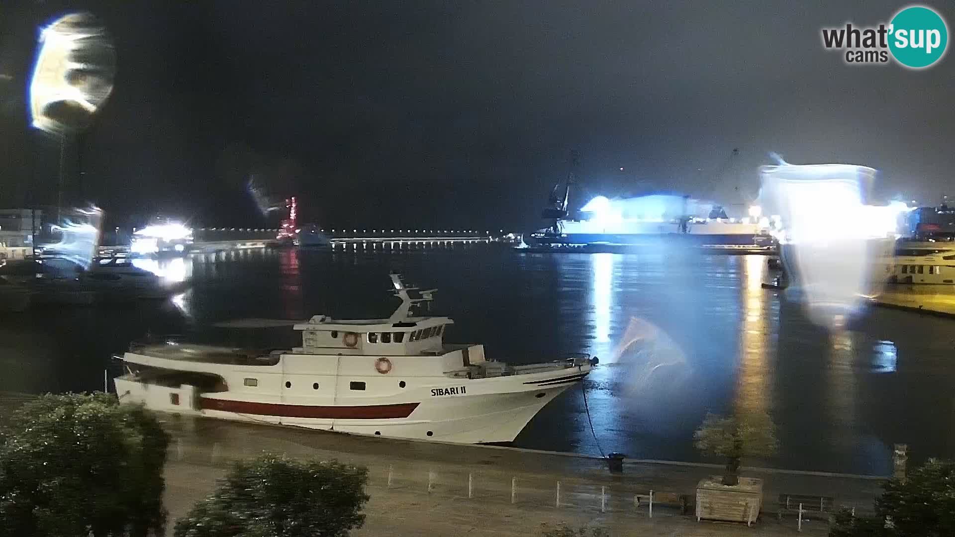 The Riva and Marina in Rijeka  – Live Webcam Croatia