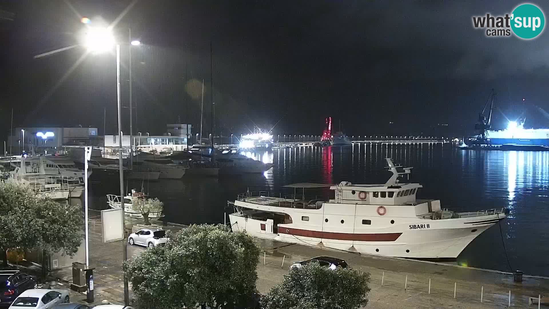La Riva e la Marina a Rijeka (Fiume) – Live Webcam Croazia