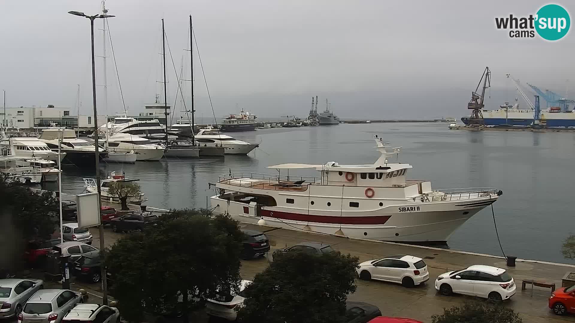 La Riva e la Marina a Rijeka (Fiume) – Live Webcam Croazia