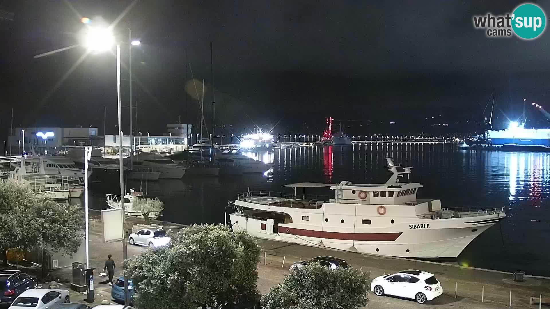 La Riva et Marina à Rijeka – Live Webcam Croatie