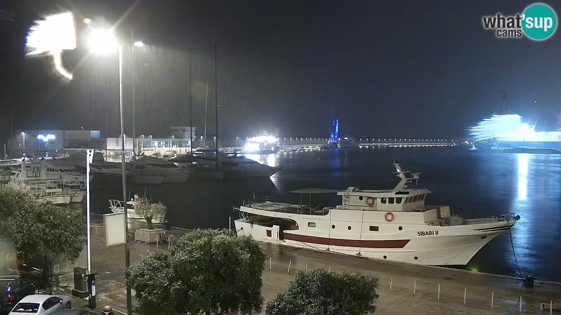 The Riva and Marina in Rijeka  – Live Webcam Croatia