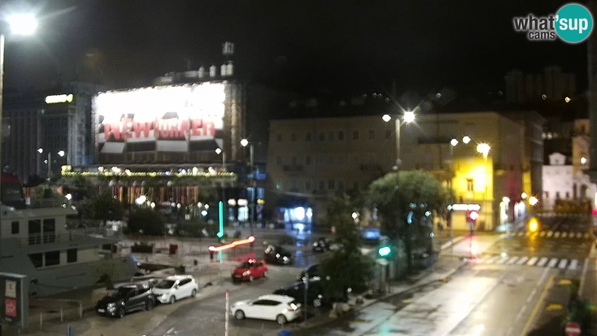 La Riva et Marina à Rijeka – Live Webcam Croatie