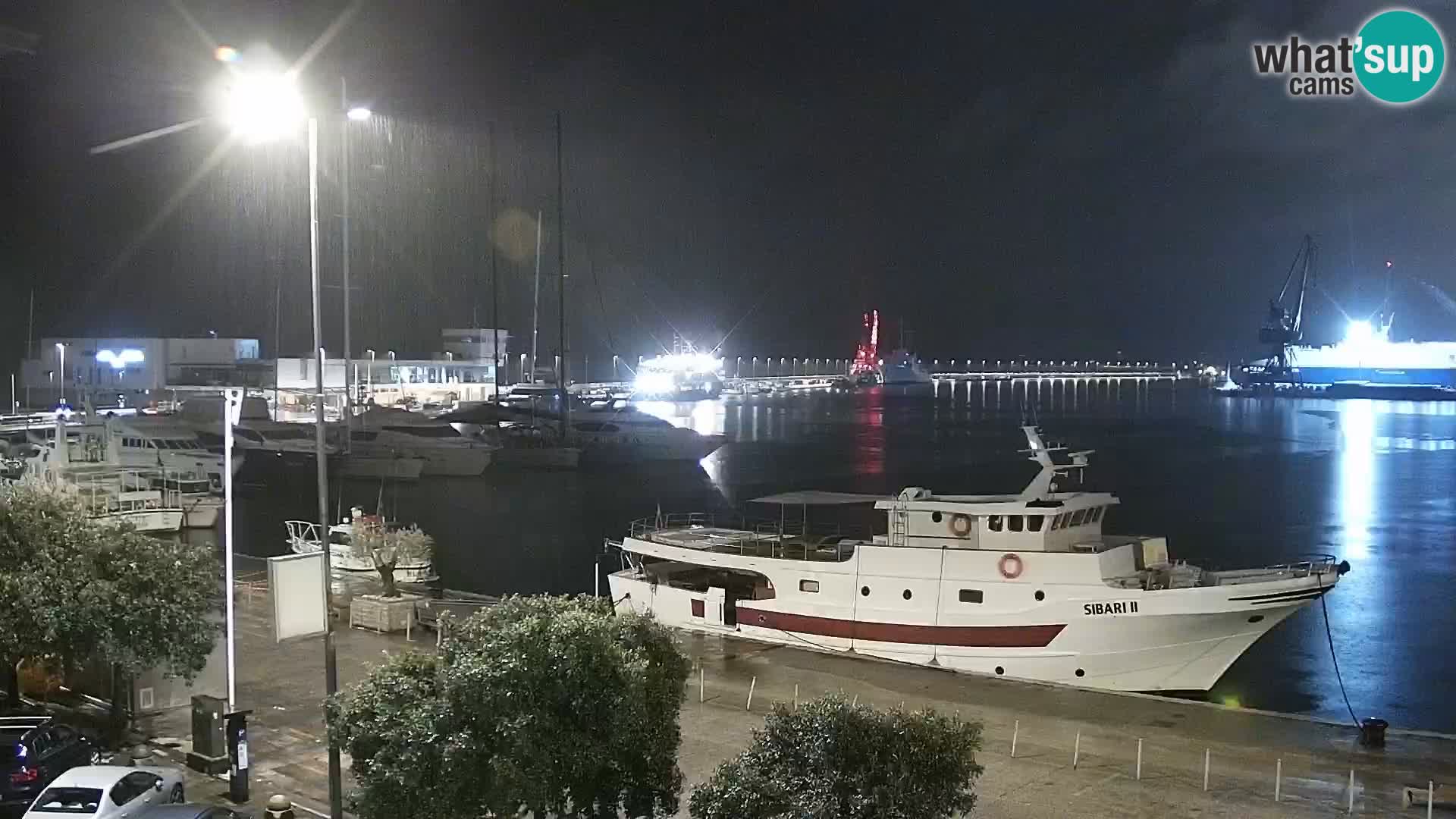 La Riva et Marina à Rijeka – Live Webcam Croatie