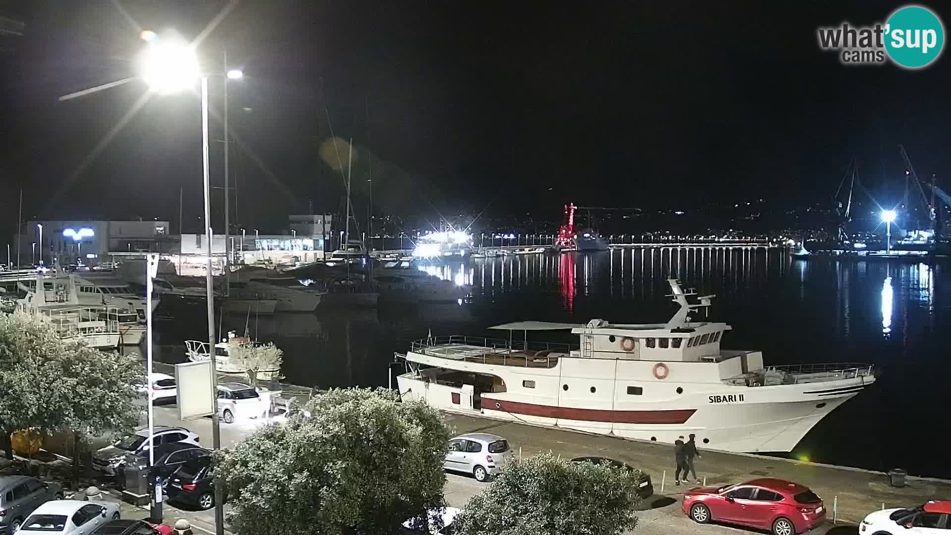Die Riva und Marina in Rijeka – Live Webcam Kroatien