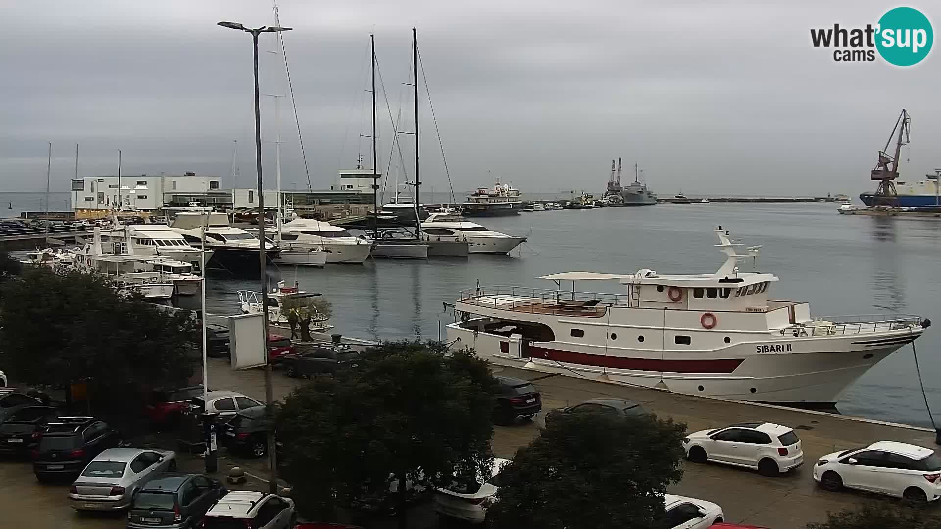 La Riva e la Marina a Rijeka (Fiume) – Live Webcam Croazia