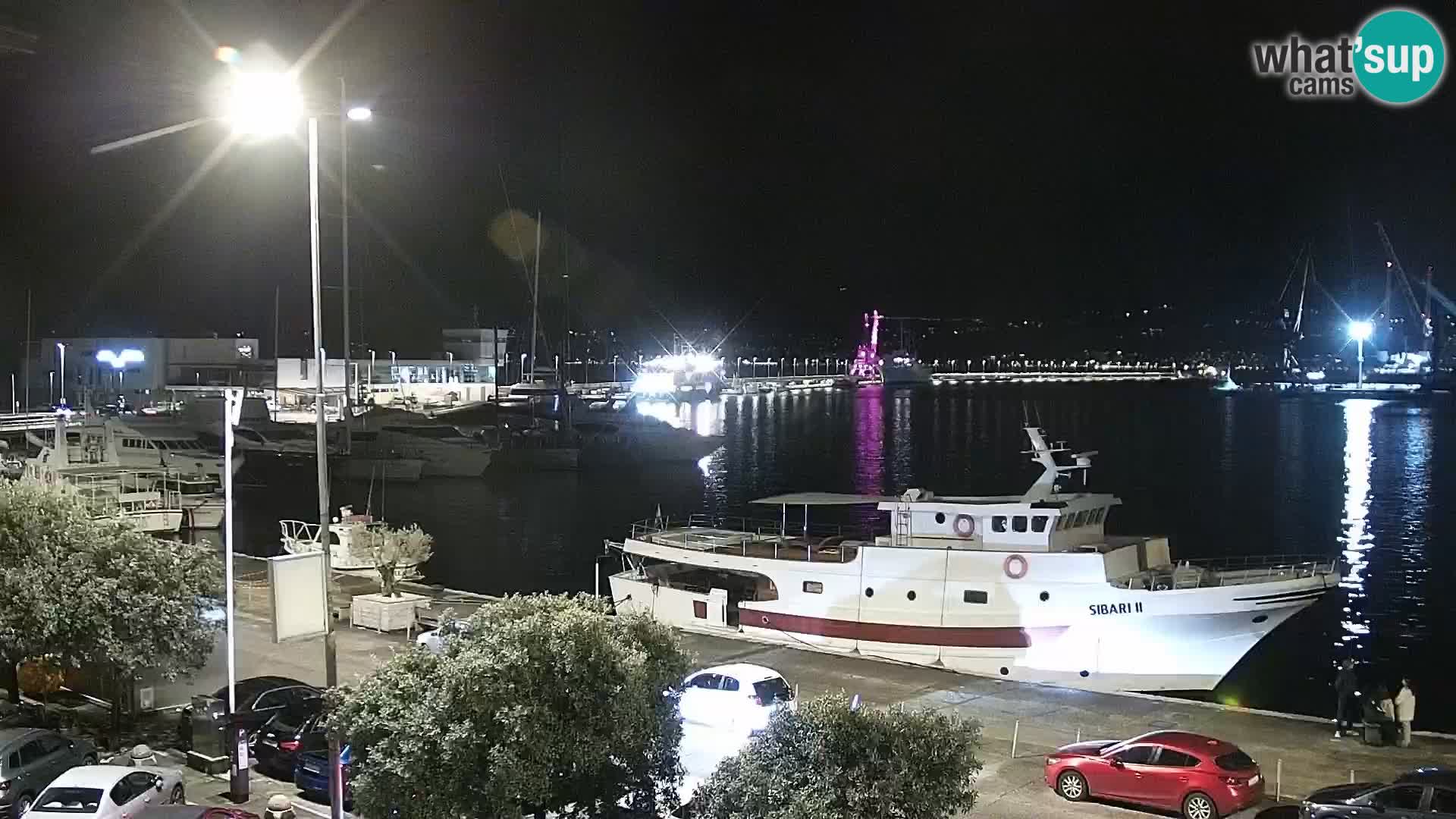 Riva i Marina u Rijeci – Web kamera uživo u Hrvatskoj