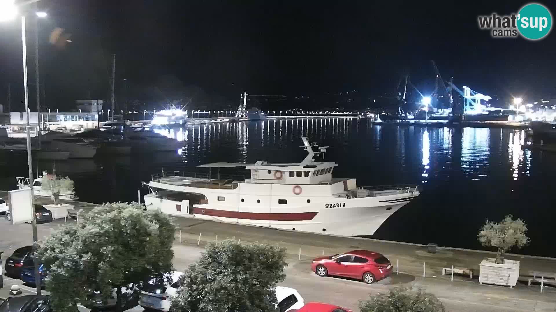 La Riva e la Marina a Rijeka (Fiume) – Live Webcam Croazia