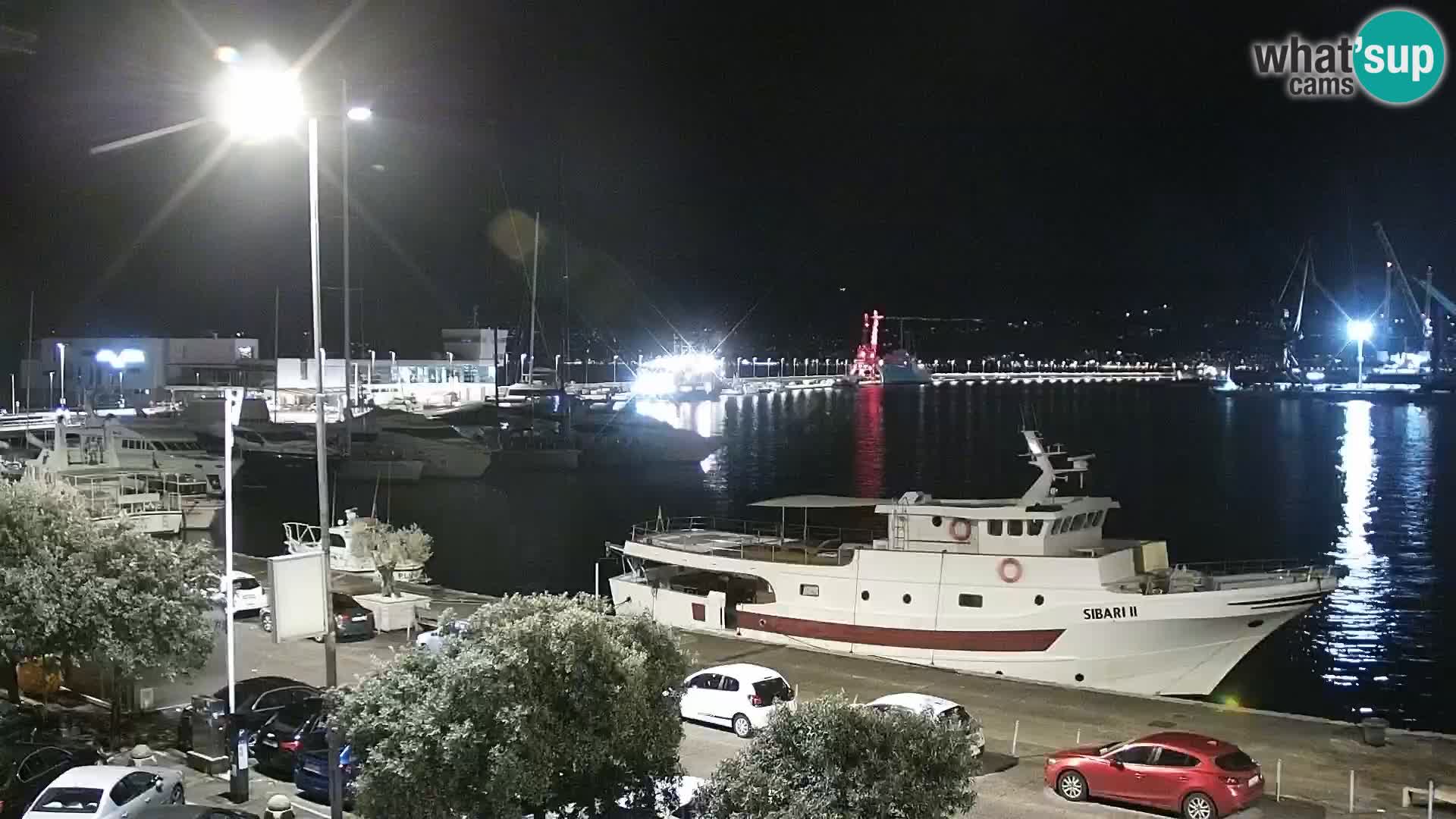 La Riva et Marina à Rijeka – Live Webcam Croatie