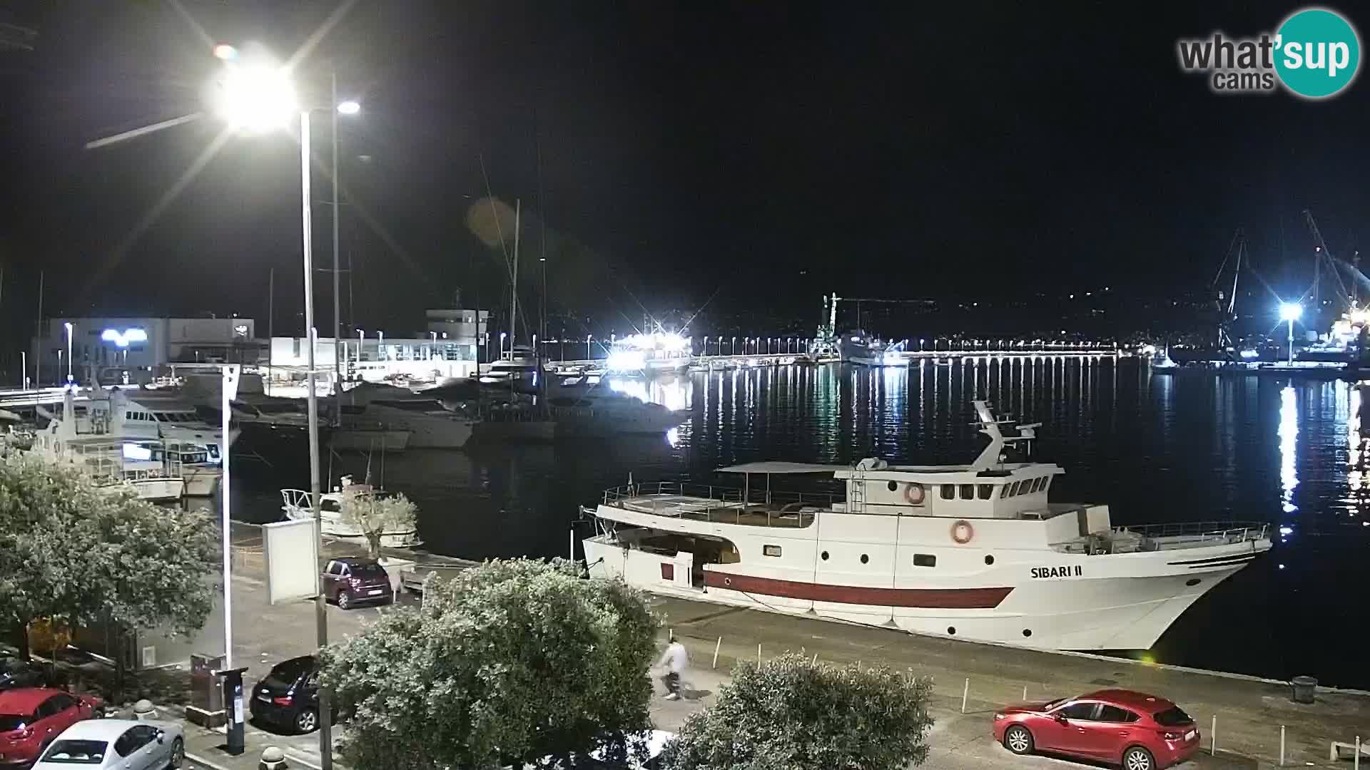 Die Riva und Marina in Rijeka – Live Webcam Kroatien