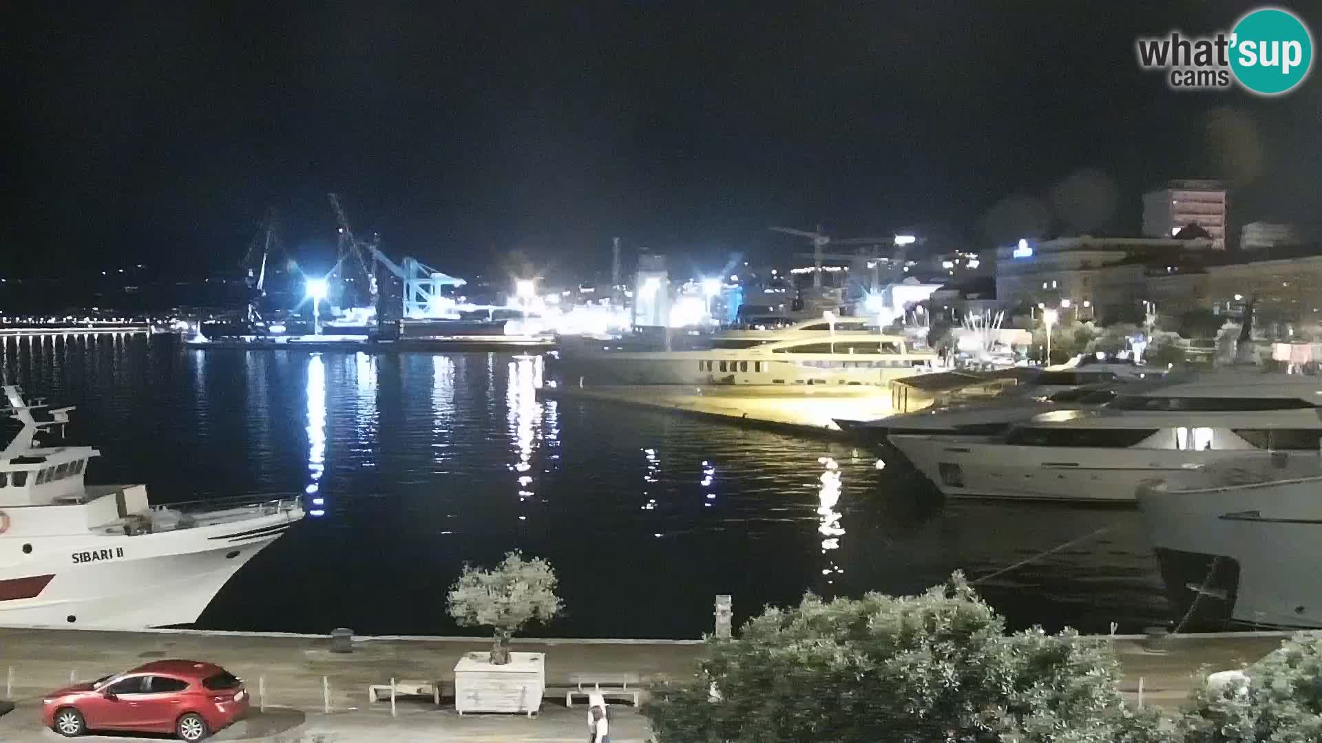 Riva i Marina u Rijeci – Web kamera uživo u Hrvatskoj