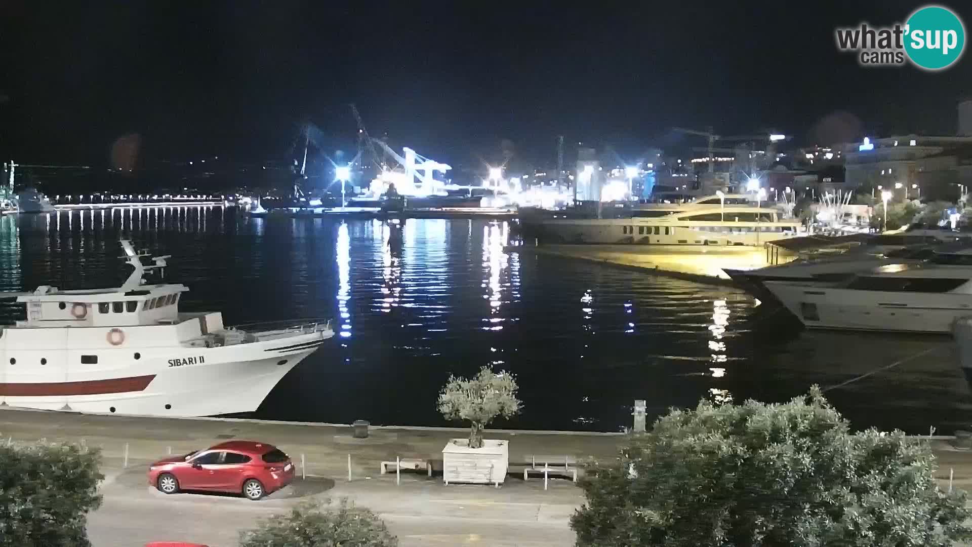 The Riva and Marina in Rijeka  – Live Webcam Croatia