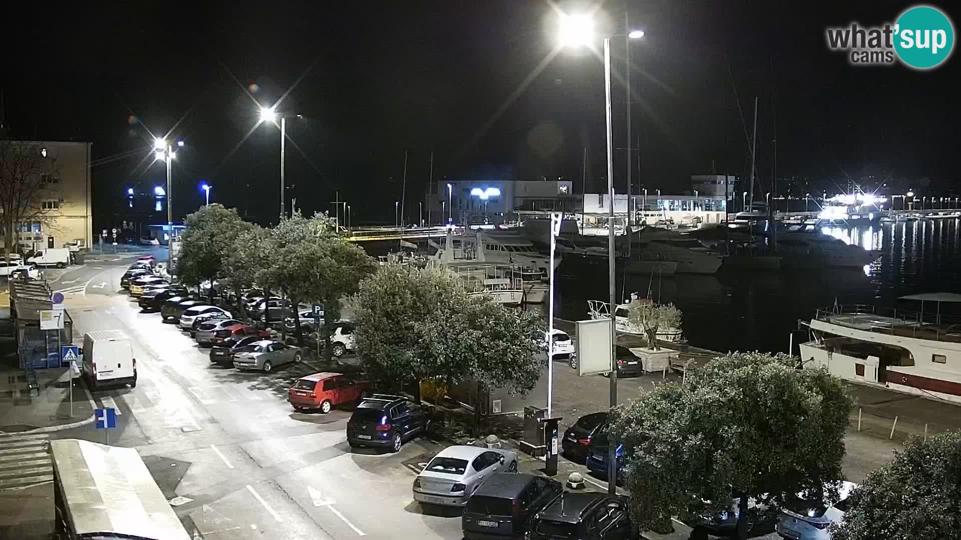 The Riva and Marina in Rijeka  – Live Webcam Croatia