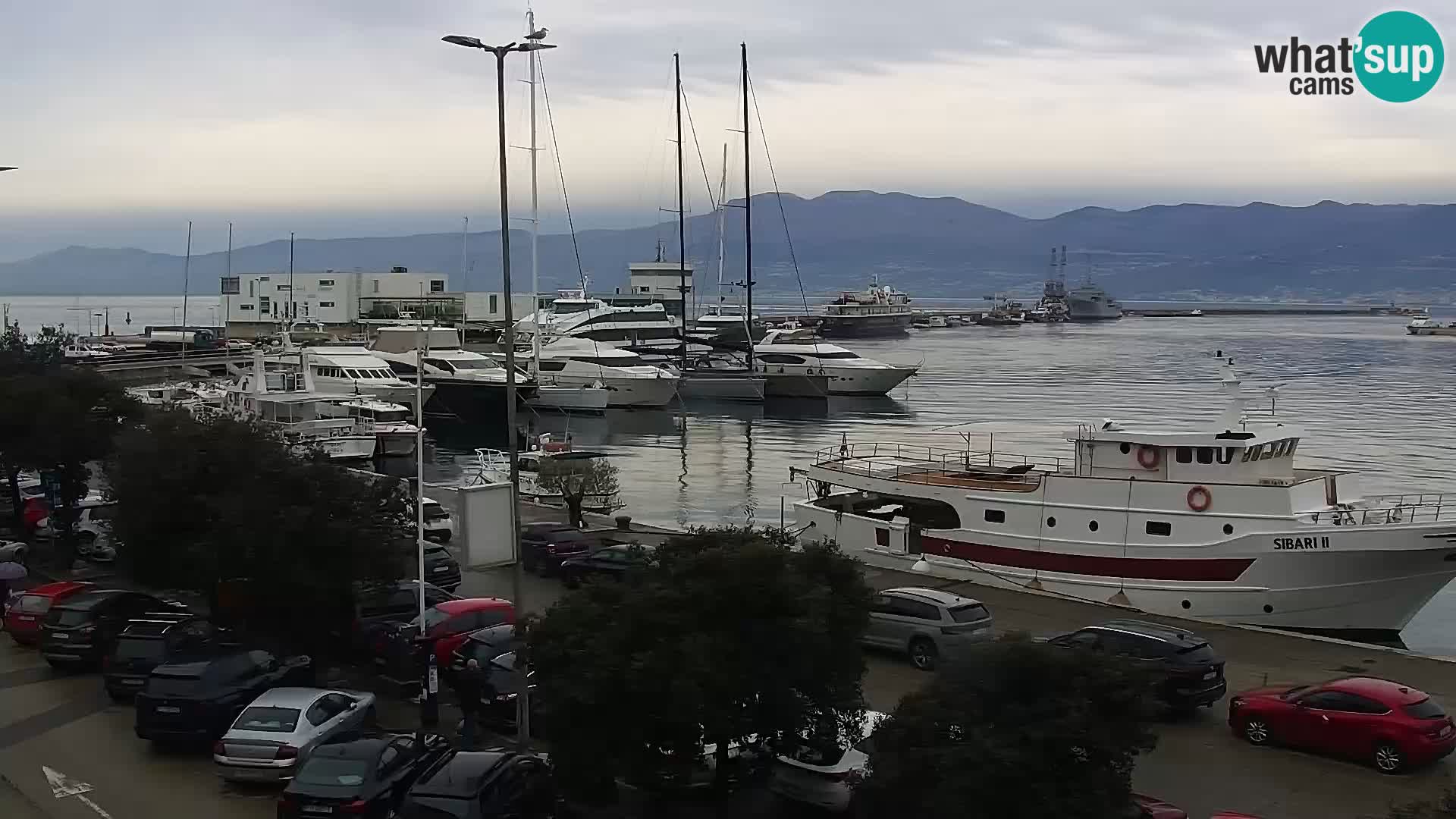 La Riva e la Marina a Rijeka (Fiume) – Live Webcam Croazia