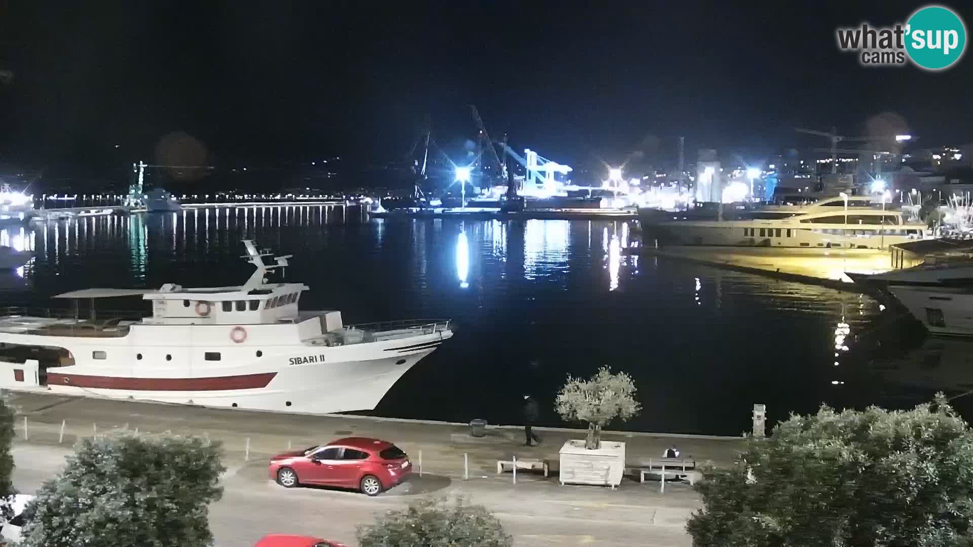 The Riva and Marina in Rijeka  – Live Webcam Croatia