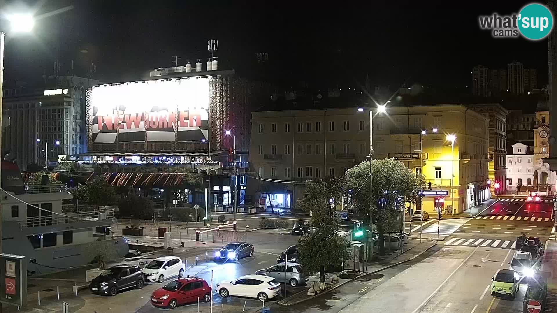 Riva i Marina u Rijeci – Web kamera uživo u Hrvatskoj