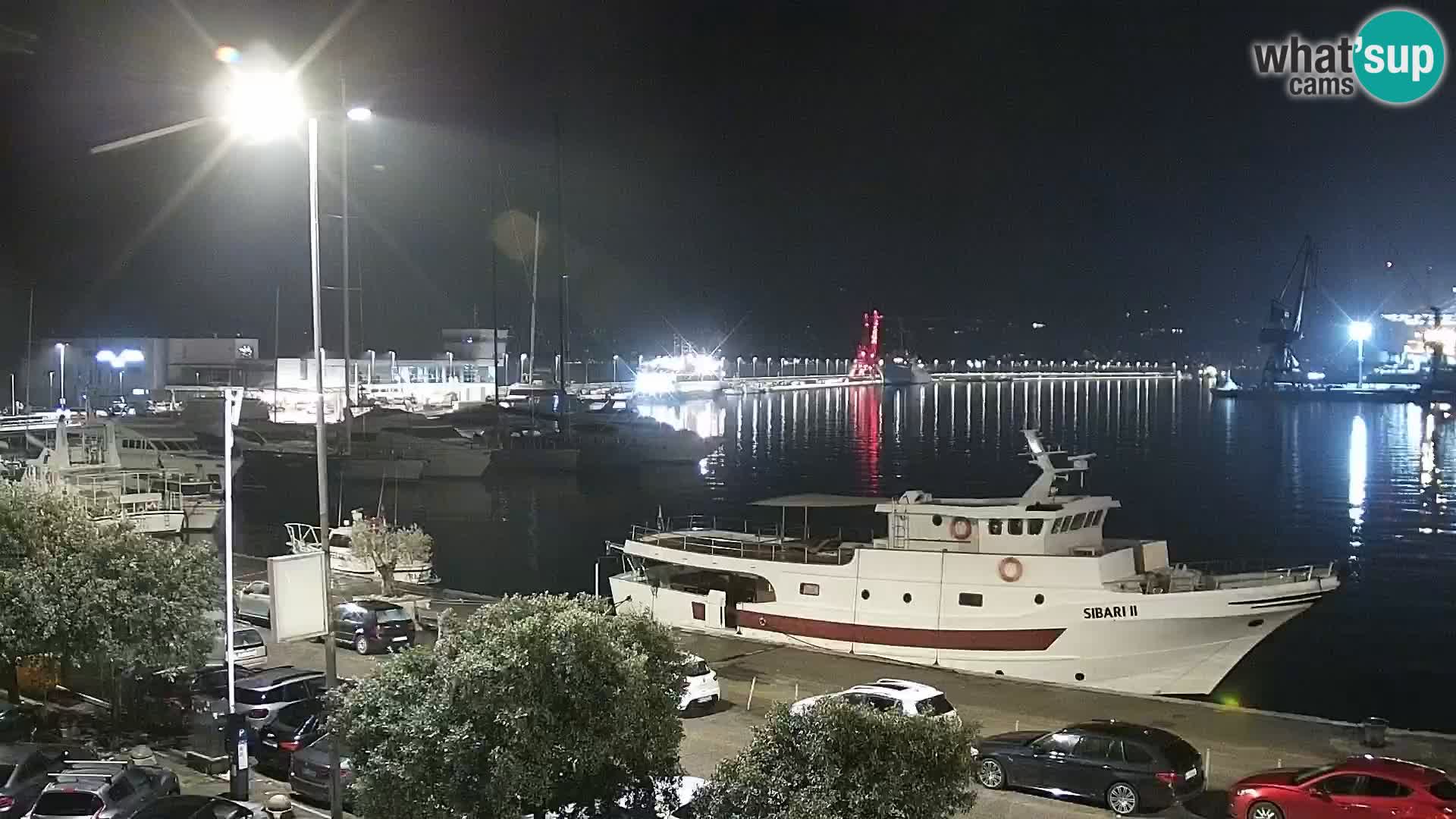 The Riva and Marina in Rijeka  – Live Webcam Croatia