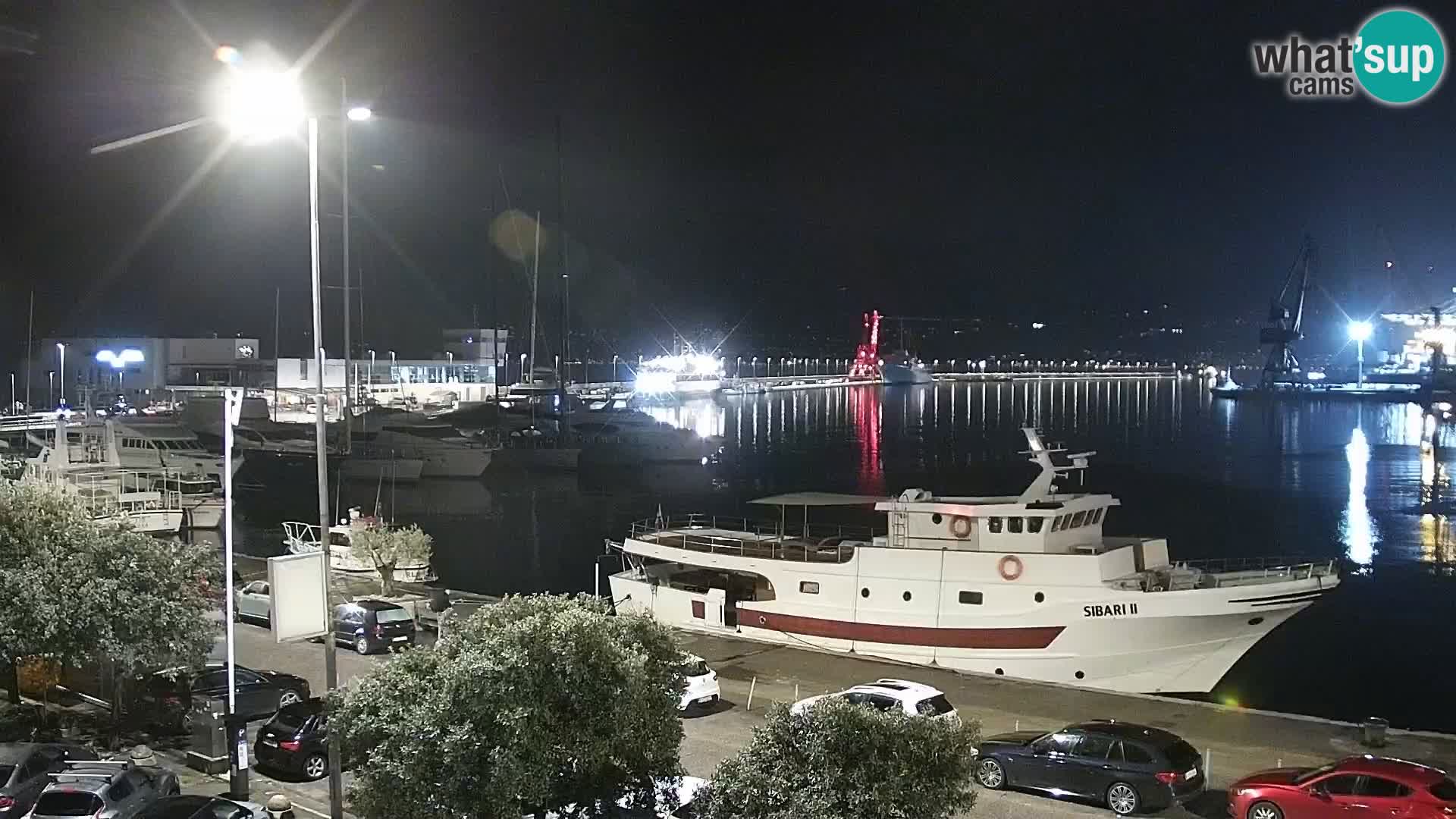 La Riva e la Marina a Rijeka (Fiume) – Live Webcam Croazia