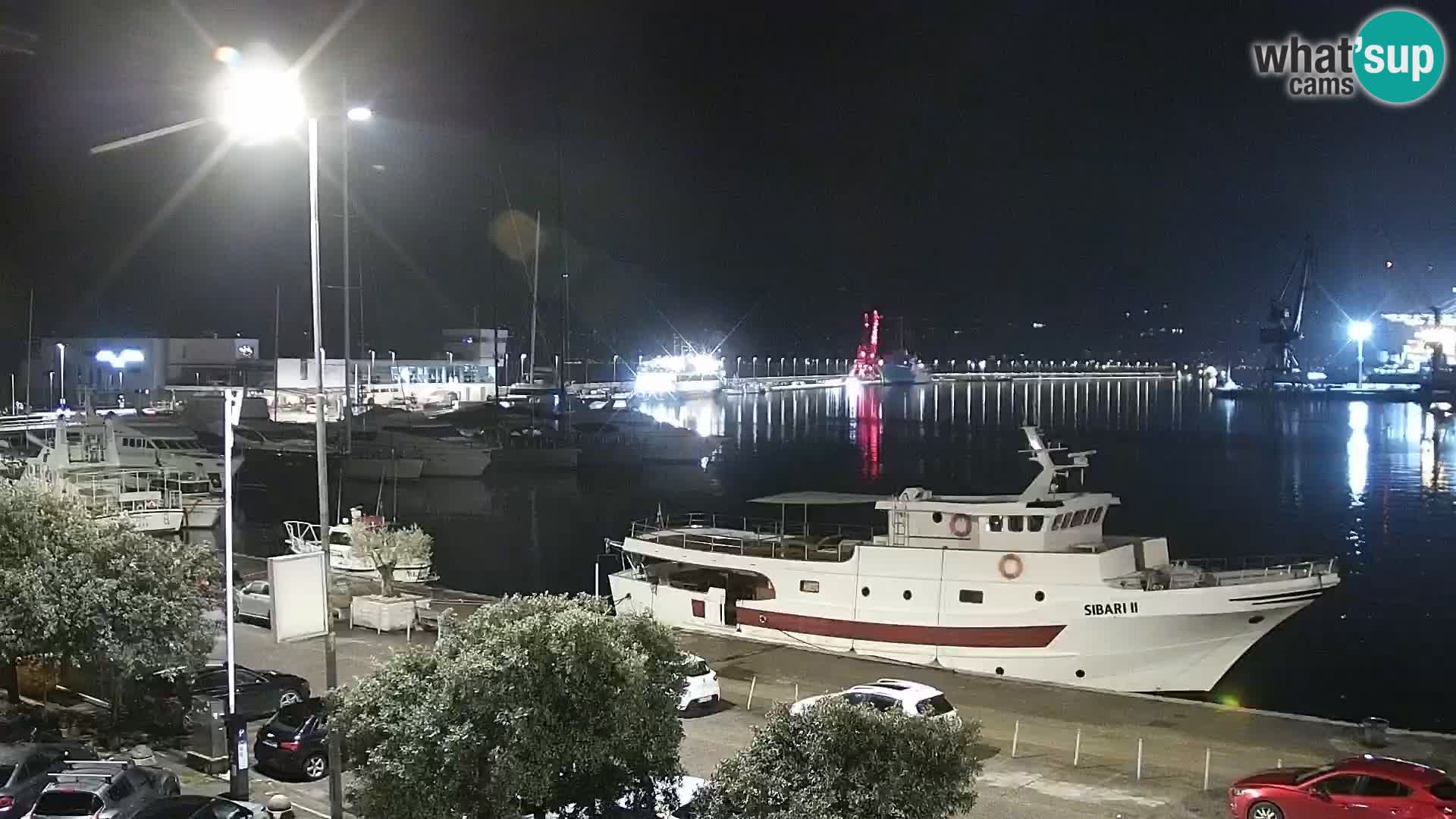 La Riva y Marina en Rijeka – Webcam en vivo Croacia