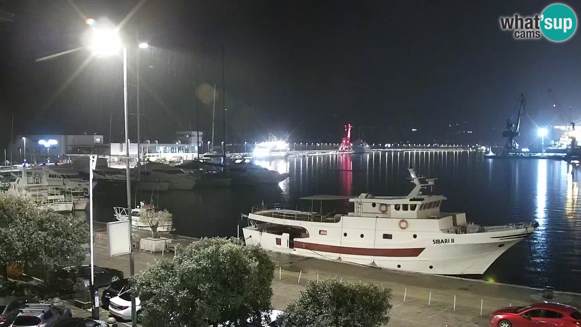 Die Riva und Marina in Rijeka – Live Webcam Kroatien