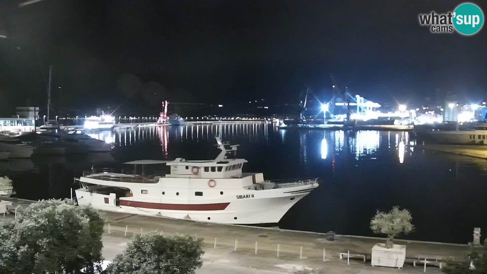 The Riva and Marina in Rijeka  – Live Webcam Croatia