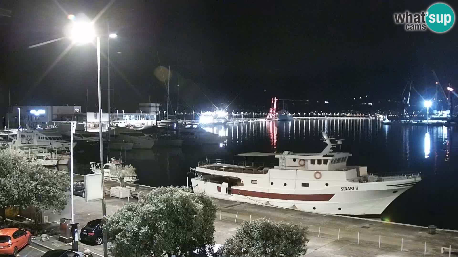 La Riva e la Marina a Rijeka (Fiume) – Live Webcam Croazia