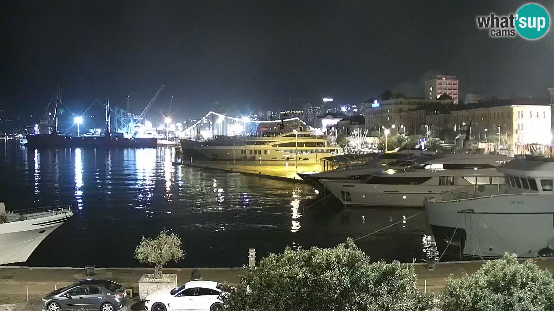 La Riva e la Marina a Rijeka (Fiume) – Live Webcam Croazia