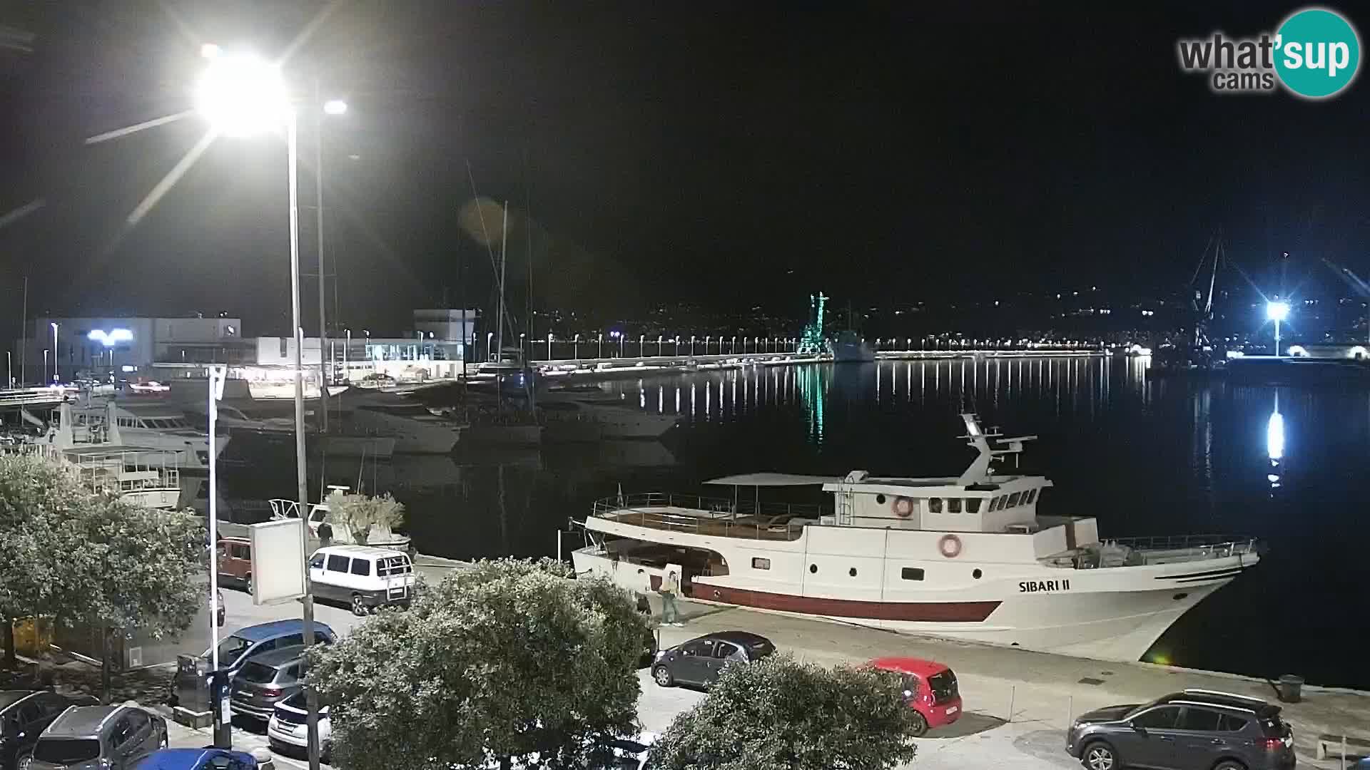 La Riva e la Marina a Rijeka (Fiume) – Live Webcam Croazia