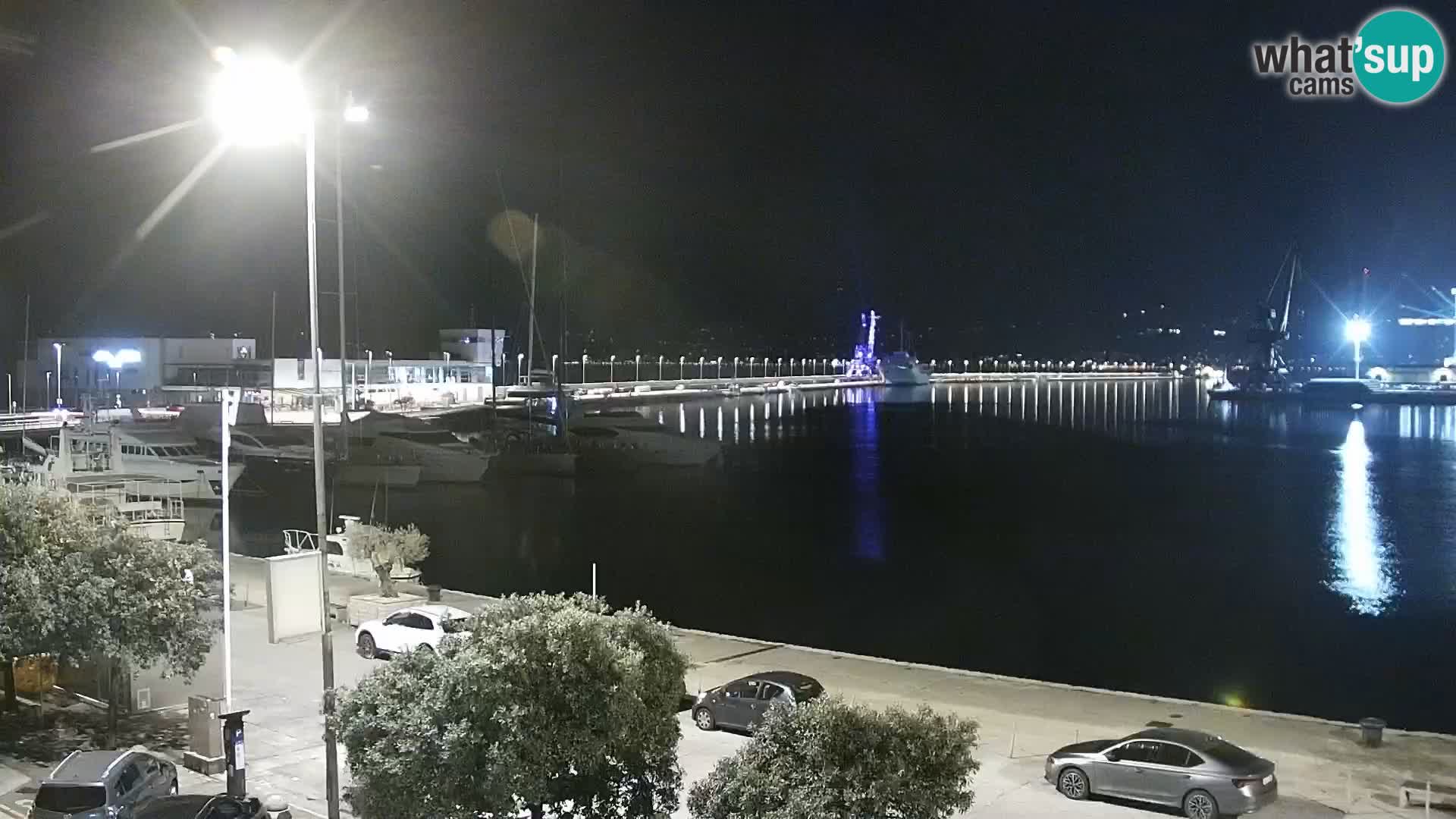 Die Riva und Marina in Rijeka – Live Webcam Kroatien