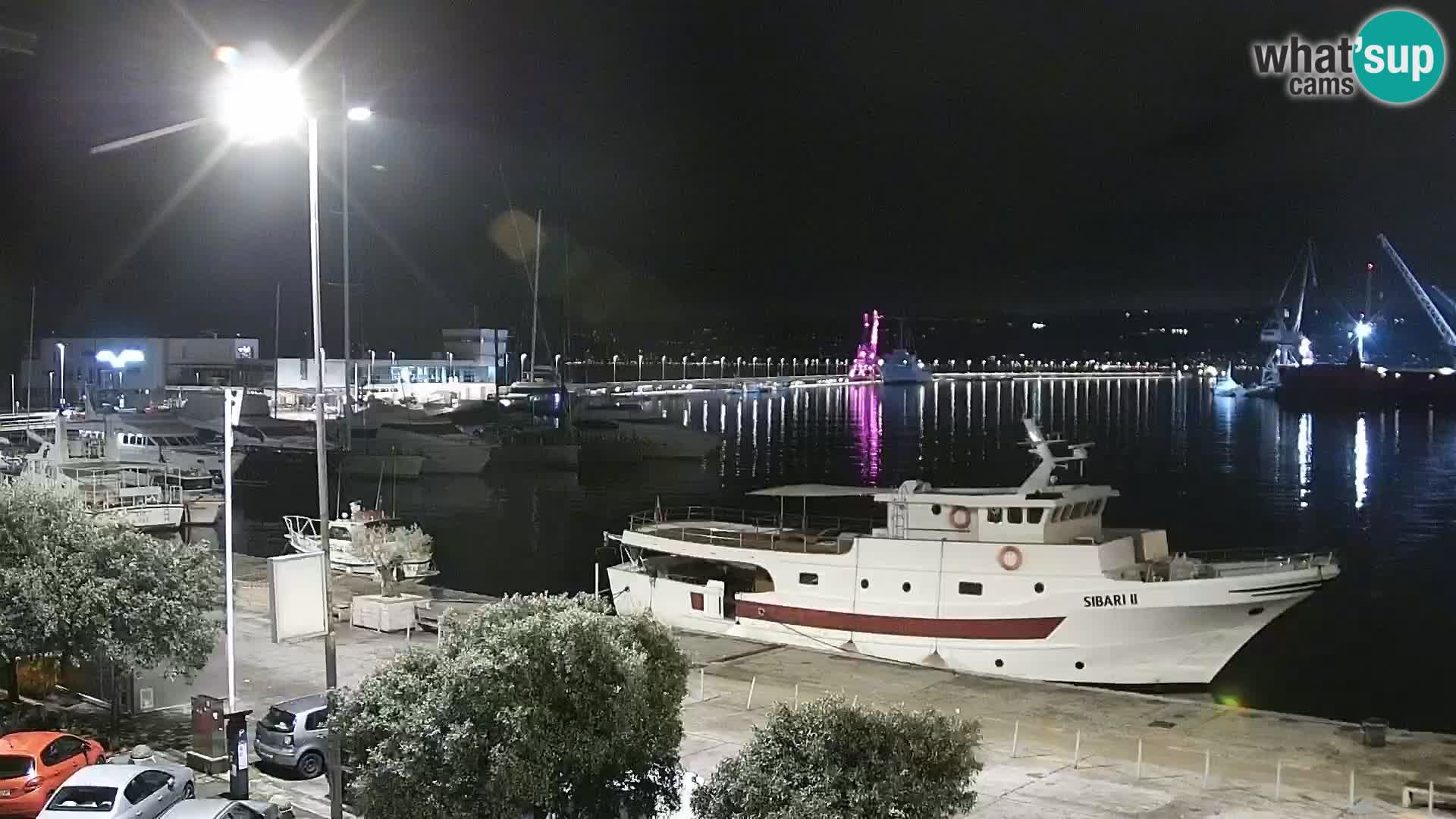 La Riva e la Marina a Rijeka (Fiume) – Live Webcam Croazia