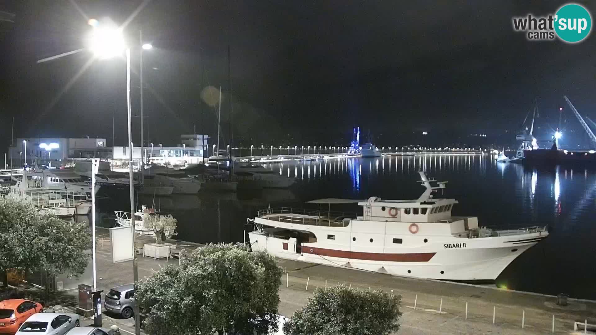 La Riva e la Marina a Rijeka (Fiume) – Live Webcam Croazia