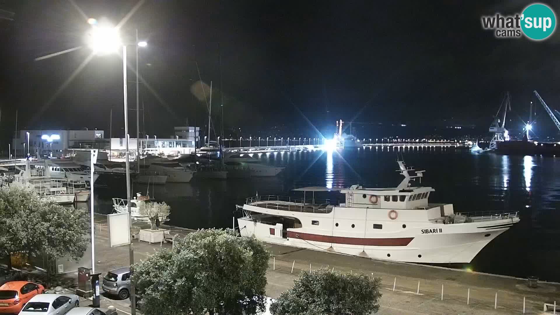 La Riva e la Marina a Rijeka (Fiume) – Live Webcam Croazia