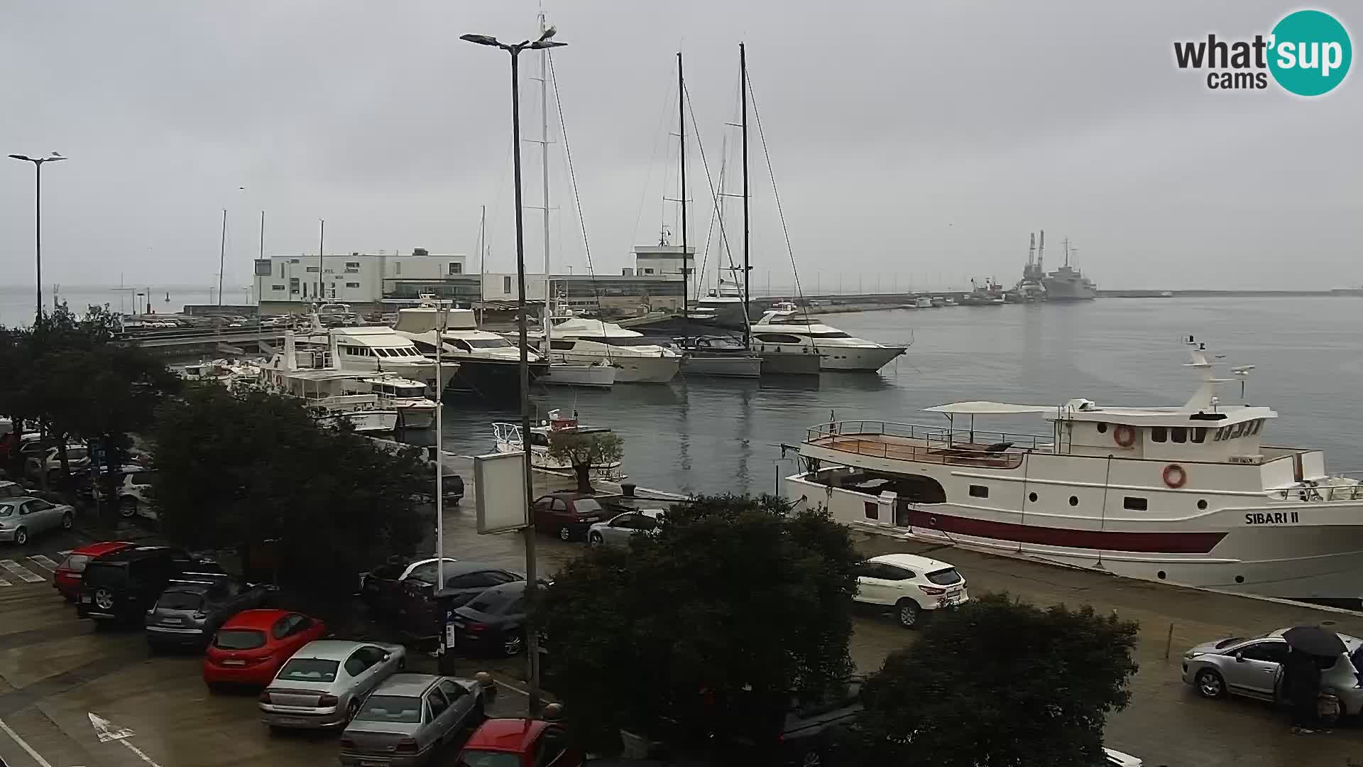 La Riva y Marina en Rijeka – Webcam en vivo Croacia